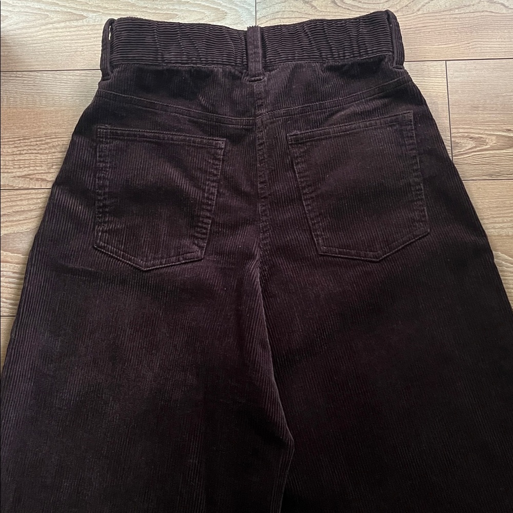 Banana Republic Wide Leg Corduroy Pants sz 0 - Picture 5 of 15